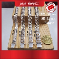 READY STOCK | Original 925 Silver SK Lipan Bangle For Men | Gelang Tangan Lelaki SK Lipan Bangle Perak 925