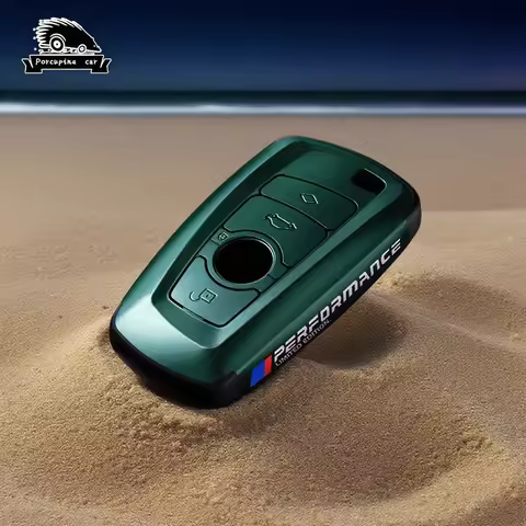 Baked enamel Car Key Shell Case Cover Holder Keyring Key Ring Chain keychain For BMW M F07 F10 F11 F