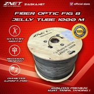 DROPCORE DROPWIRE FIG 8 4 CORE MURAH 1000M FIBER OPTIK KABEL FO FIG 8 - 1000M (1KM) 4-CORE