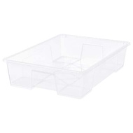 IKEA | SAMLA Box | No Lid | Transparent | 78x56x18 cm | 55 Liter