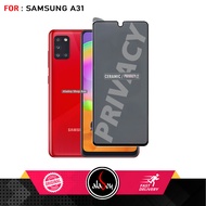Tempered Glass SPY Samsung A31 Anti-Scratch Privacy