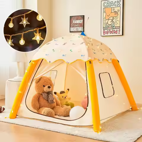 Children's Star-lit Play Tent, Toddler Dome Tent for Boys & Girls, Indoor/Outdoor Portable, 51x51x43