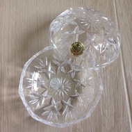 經典 Vintage RCR Crystal 水晶糖果盒/ 碗連蓋