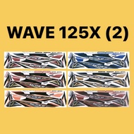 Honda WAVE125X WAVE125-X ULTIMO (2) Body Sticker / Stripe STRIKE BODY COVER SET COVERSET STRIPE STIKER WAVE 125 X WAVE X