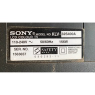 sony tv KLV-32S400A mainboard inverter