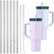 Straws Replacement for Owala Travel Tumbler 40 oz, Stainless Steel Straw Reusable Compatible with Ow