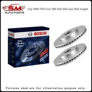 Bosch Front Disc Rotor Set - Honda City TMO TFO Civic SR4 S5A SO4 Jazz TGO Insight 262mm 0986479R80