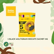 Better Gourmet 5 Black Multigrain Biscuits Sachet 15g