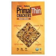 Julian Bakery, Primal Thin Crackers, Organic Parmesan, 8.4 oz (238 g)