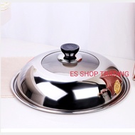 32cm/34cm/36cm/38cm/40cm/42cm Stainless Steel With Tempered Glass Lid /Wok Cover/Pot Lid Cover/ 不锈钢+钢化玻璃锅盖