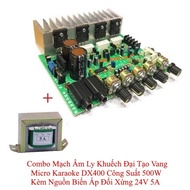 Combo Microphone Karaoke DX400 Microphone Amplifier DX400 Power 500W With Asymmetrical Transformer 2