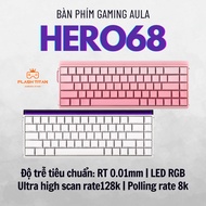 Aula Hero 68 HE Mechanical Gaming Keyboard - Hero 84 HE - Rapid Trigger Polling Rate Keyboard - RT 0