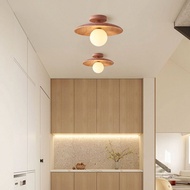 Nordic Wood Art Ceiling Light, Modern and Simple Ceiling Light, Suitable for Balcony/corridor/foyer/