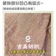 Sequin Embroidery Knitted Fabric Sequin Embroidery Iron-on Silver Fabric Clothing Embroidery Fabric 