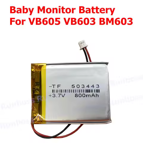 for Video Nanny Baby Monitor VB603 VB605 VB601 BM603 DVR MP4 3.7V 800mAh Li-Polymer Rechargeable Bat