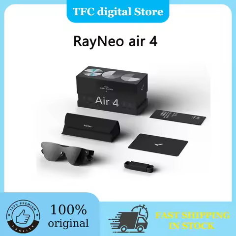 RayNeo Air 4 Smart AR Glasses Head-mounted TV The First HDR10 Glasses Support iPhone 17 Portable HD