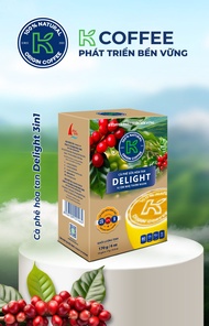 [MUA 3 TẶNG 1] Cà Phê Sữa Hòa Tan K Delight 3in1 170g (Hộp 10 gói x 17g) - Thương Hiệu K COFFEE