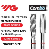 [Inches Size] 100% Original YG-1 Combo Machine Tap Spiral Flute Tap Spiral Point Tap Inches size T28