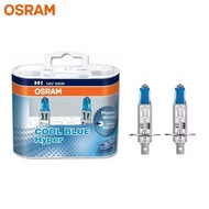 OSRAM H1 12V 55W Cool Blue Hyper Halogen Car Headlight Beam 5300K White Original Bulb 62150CBH(1Pair