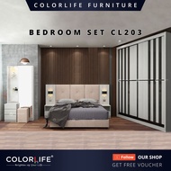 [FREE SHIPPING & FREE INSTALLATION] Color Life CL203 Bedroom Set / Customize Bedroom Set / 4 IN 1 Sp