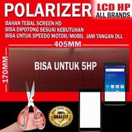 Gercep LAPISAN PLASTIK POLARIS POLARIZER LCD KACA HP MONITOR MOBIL PO