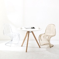 Chair Acrylic Backrest Negotiation Makeup Red Pan White East Creative Leisure Chair Chair Plastic Me