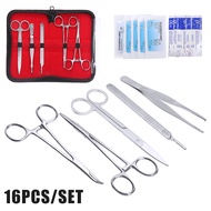 Medical Student Skin Surgical Suture Training Kit Full Set Medical Instrument Scalpel Suture Needle 