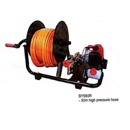 OGAWA SY580R PORTABLE POWER SPRAYER PUMP C/W 30M PRESSURE HOSE