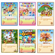 Cocomelon children's birthday invitation card birthday card/ birthday invitation card