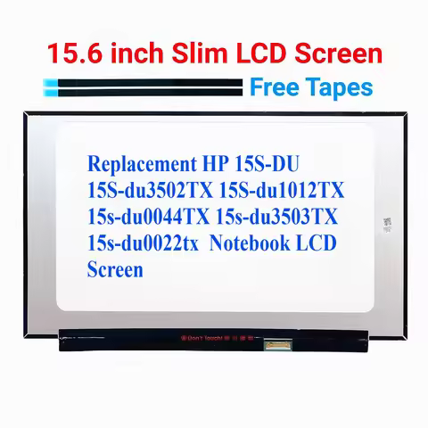 Replacement HP 15S-DU 15S-du3502TX 15S-du1012TX 15s-du0044TX 15s-du3503TX 15s-du0022tx Notebook LCD 