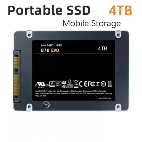Original 4T Solid State Disk SSD 870EVO with 1T 2T Storage for Laptop Desktop PC Fast Speed