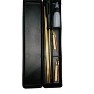 No.1031 Gun Cleaning Kit with Brass Rod Fitting for .22cal .30cal .357cal Plastic Case Package