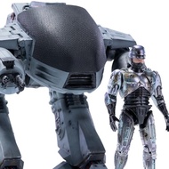 RoboCop ED-209 VS RoboCop Battle Damage 1:18 Scale Action Figure 2-Pack - SDCC