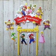 Mario PARTY cake topper/MARIO BROSS/cake Decoration