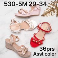 korean fashion high heeled sandals for kids' girls sandals