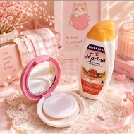 MAWBELI 2-in-1 Marina Bundling Savings Package Smooth & Glow Compact Powder Finish + Marinanatural H