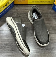 GIÀY THỂ THAO SKECHERS GOWALK ARCHI FIT HAND FREE 124879 CHO NAM MÀU GHI