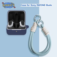for Sony INZONE Buds Protective Case Nylon Lanyard Soft Cover Shells Washable Housing Anti Dust Slee