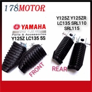 Y125Z LC135 5S FRONT FOOTREST REAR FOOTREST
