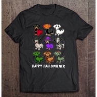 NEAT Happy Halloweenie T Shirt Dachshund - Dachshund Halloween Costume Cool Stuff Shirt Punk Clothes