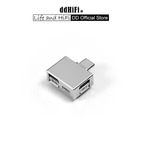 DD ddHiFi TC28Max USB-C OTG Adapter with 60W PD Charging, Hi-Res DAC/Amp Compatible, Bidirectional P