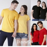 Couple T Shirt Unisex Plain/Kosong 100%Cotton & Stylish T Shirt.