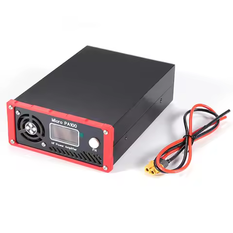 Micro PA100 100W 3.5M-28.5MHz Intelligent Portable Shortwave HF Power Amplifier Power SWR Meter LPF