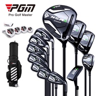 PGM NSR III Professional left right handed 5pcs 12pcs men golf complete set of clubs with loft angle adjustable golf driver head and 50g ultra-light graphite shaft