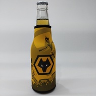 beer Condom cooler holder koozie  Wolverhampton Wanderers FC ปลอกหุ้มขวดเบียร์เก็บความเย็น