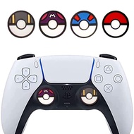 []PS5Handle Joystick Cap switch pro Handle Four-Color Poke Ball Theme Joystick Cap