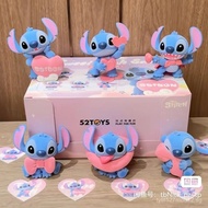 52TOYS Disney Stitch Warm Pink Series Lilo & Stitch Figurine Trendy Toy Gift Ornament