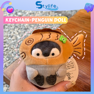 Positive Energy Penguin Taiyaki Bag Penguin Plush Doll Couple Pendant Keychain Penguin Stuffed Toy
