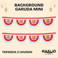OLD SCHOOL GARUDA BACKGROUND FLAG (7 METERS) 10 WAVES