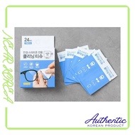 KOREA 🇰🇷 Lens Cleaning Wipe 24s Anti Fog Wipes For Glasses / Camera Lens Wipe / Phone Cleaner Wipe